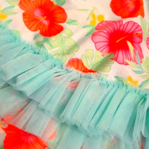 Healthtex 3T Little Girls One piece Swimwear - Picture 3 of 4